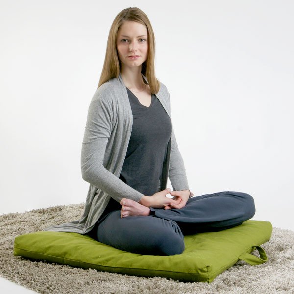 Buddha Yoga Kissen Meditation Entspannung Relax Pilates bequem waschbare Bezug 